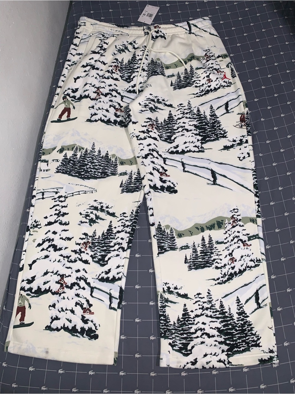 Jordan Brooklyn Holiday Allover Fleece Pant HV1052-133 Size: XXL